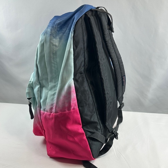 JanSport Blue and Pink Ombre Backpack - Picture 6 of 14